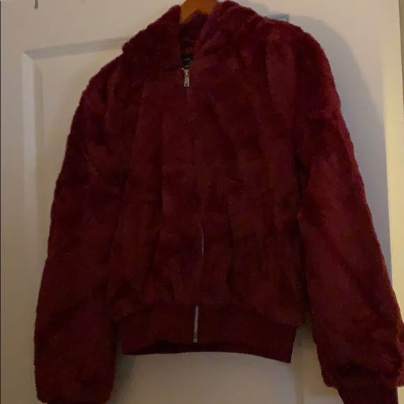 Faux Fur Hooded Teddy Jacket - Picture 7 of 10